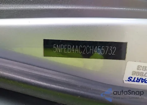 2012 Hyundai Sonata Gls из США, поврежденный, VIN 5NPEB4AC2CH455732